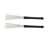 2 pennelli professionali in filo di nylon jazzes tamburo pennello comodo tamburo pennello a percussione pennello rullante pennello