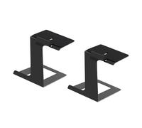2 per altoparlanti da tavolo supporti con cuscinetti per assorbimento delle vibrazioni montanti per scaffali supporto per staffa a sbalzo supporto da tavolo