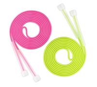 2 per Bambini Manico in Plastica Saltare La Corda La Scuola Regolabile Scuola Esterna Gioco Esterno Manico in Plastica Dured Fune Fitness Attrezzatura per da