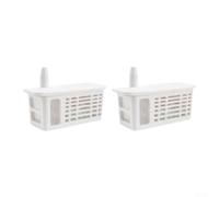 2 per Pack Argento per cartuccia ionica per Ecovacs per x5 per omni X2 per Pro per t30 S80 Robot Vacuum Water Reservoir Module Bianco
