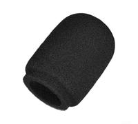 2 per vento Flockato Nero per RØDE Podmic Anti-Rumore 2 per vento | Riduce rumore per vento, materiale spugna leggero, colore nero, compatibile per rÃ¸de Podmic, ideale esterni