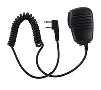 2 perno Mini Ptt altoparlante Mic Walkie Talkie accessori per Baofeng UV5R | Two Way Radio,Plastica,3.5 mm,Tutti products sono,360° rotating lapel,Protezione UV5R,consente talk listen