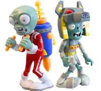 2 personaggi d'azione zombie anime, giocattolo anime, nuove piante contro zombie, giocattoli, action figure anime, pvc