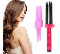 2 pettini arricciacapelli per capelli ricci, strumento per arricciare i capelli ricci, tre diverse dimensioni di styler per capelli ricci, pettine arricciacapelli professionale per parrucchieri