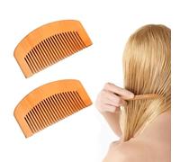 2 pettini in legno, per alleviare l'ansia, per il travaglio, borsa ospedaliera per il parto, elementi essenziali per maternità, sollievo naturale dal dolore post-parto, digitopressione in legno, legno