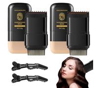 2 pettini per capelli, 2 in 1, per capelli istantanei, con pettine per capelli grigi, da donna, con 2 forcine