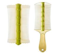 2 pettini per forfora, pettine per psoriasi, pettine a doppio lato, pettini per pidocchi, pettine per psoriasi, pettine a denti fini per la rimozione di pulci, pidocchi, forfora e capelli