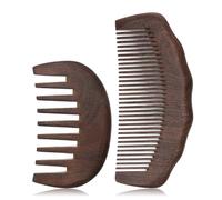 2 pettini per la nascita, pettine per la nascita, in legno, con intaglio grossolano e fine per la preparazione naturale del parto, regalo per donne incinte per pettinare i capelli e massaggiare il