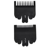 2 pettini professionali per tagliacapelli, 1,5 mm, 3 mm, 1/16", 1/8", compatibili con tagliacapelli Wahl Standard Full-Size 8148 1919 8504 Magic Clip (nero)