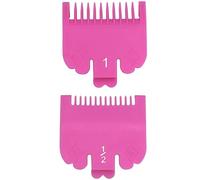 2 pettini professionali per tagliacapelli, 1,5 mm, 3 mm, 1/16", 1/8", compatibili con tagliacapelli Wahl Standard Full-Size 8148 1919 8504 Magic Clip (rosa)