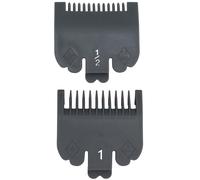 2 pettini professionali per tagliacapelli, 1,5 mm, 3 mm, 1/16", 1/8", compatibili con tagliacapelli Wahl Standard Full-Size 8148 1919 8504 Magic Clip (grigio)