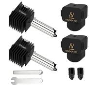 2 pezzi 0,4 mm Hotend Kit per Bambu Lab A1/A1 Mini, testina di ricambio per stampanti 3D con ugello e custodia in silicone, A1 Mini Upgrade Hotend Kit per Bambu Lab A1/A1 Mini stampante 3D