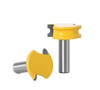 2 pezzi 1/2 "1/4" 12mm 6mm 8mm gambo canoa flauto e perline fresa for legno fresa for legno taglierina for la lavorazione del legno punte for la lavorazione del legno fresatura del legno(12.7mm shank)