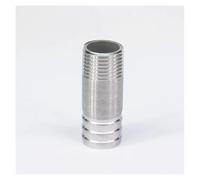 2 pezzi 1/2" BSPT maschio x adatto for tubo flessibile da 20 mm I/D 304 raccordo for in acciaio inox portagomma acqua gas olio