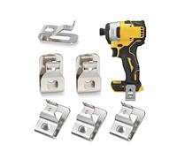 (2 pezzi) 1/2 pezzi Gancio per cintura per borse portautensili in acciaio inossidabile per trapano Dewalt 20V