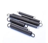 2 pezzi, 1,2x12x(30-70) mm, diametro filo 0, esterno 12, lunghezza 30-70, ganci in acciaio, piccola estensione, doppio gancio, molla di tensione espansione(30mm)