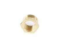 2 pezzi 1/4" 3/8" 1/2" BSP M10 M12 M14 M16 Femmina - Maschio Riduttore in ottone Adattatore di riduzione Raccordo Gas Aria Acqua Carburante Manometro(Size 11)