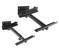 2 Pezzi (1 Coppia) Altoparlanti Supporto da Parete Nero Fino a 15 kg di carico Porta diffusori per diffusori Home Cinema Hi-Fi inclinabile e Girevole Montaggio a Parete: BH2B