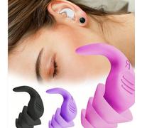 2 pezzi/1 paio di tappi per le orecchie anti-rumore, tappi per le orecchie riutilizzabili in silicone, adatti per nuoto, sonno, russare, studio, concerti di musica, viaggi all'aperto, lavori industria