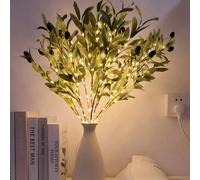 2 pezzi/1 pezzo Luce notturna ad albero di ulivo simulata a LED, luce decorativa da tavolo per casa, matrimoni, compleanni, per soggiorno, cucina, camera da letto, decorazione con pianta artificiale L