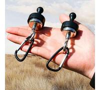 2 pezzi/1 pezzo Tenda con gancio magnetico resistente, fibbia magnetica, portabicchiere per lampada da campeggio, accessori per il campeggio 1 pezzo nero,2 pezzi/neroBlocchi di coloreAcciaio inossidab