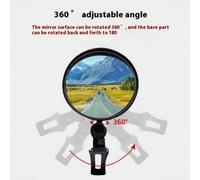 2 pezzi/1 set Specchietto retrovisore per passeggino, specchio convesso portatile senza installazione, ausilio universale antiscivolo per la deambulazione 8*6,5 cmMotivo strutturatoPMMA