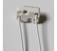 2 pezzi 10 pezzi, G4, G5.3, G6.35, portalampada rettangolare alogena for lampada senza ombre for microscopio, base for lampada resistente alle alte temperature SC-108(10PCS)