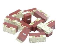 2 pezzi/10 pezzi microinterruttore silenzioso mouse pulsante silenzioso accessori for la riparazione tre pin punti gialli e punti bianchi(Yellow 20 Million,10PCS)