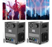 2 Pezzi 1000W Professionale Macchine Pirotecniche, 2.5m-5.5m Alta d-mx512 & Telecomando senza fili Macchina della Scintilla Fredda di Zero Inquinamento per Concerto Matrimonio Partito Palcoscenico