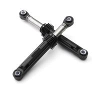 2 pezzi 100N, compatibile con LG, ammortizzatore for lavatrice, parte a carica frontale, guscio in plastica nera, accessori for elettrodomestici