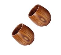 2 pezzi 101-200 ml tazza di legno in stile giapponese sake in legno tè vino