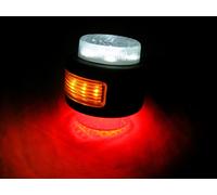 2 pezzi 11 tipi di LED rosso bianco ambra lato 12V contorno luci di...