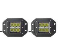 2 Pezzi 12-24V Forma Luci 18W 6 LED Lampade Off-Road Camper Barca Pickup Van Car