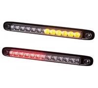 2 Pezzi 12-24V LED Rosso Arancio Posteriore Lato Lungo Indicatore Luci SMD Van