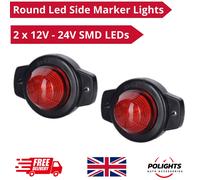 2 Pezzi 12-24V SMD LED Lampade di Segnapasso Universali Fanali Posteriori Pos...