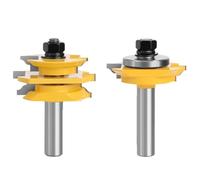 2 pezzi 12 mm 1/2" gambo recuperabile perlina porta in vetro fresa abbinata for macchina for incisione lavorazione del legno(12mm shank)