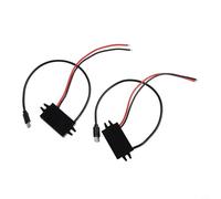 2 pezzi 12 V/24 V a 5 V USB C 3A 15 W DC-DC Step Down Converter Module con IP68 impermeabile per cruscotto auto, navigatore, compatibile con la maggior parte dei dispositivi 5 V, modello