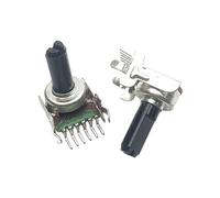 2 pezzi 1212 tipo doppio orizzontale A503 A50K amplificatore di potenza potenziometro del volume singola 6 pin D lunghezza albero 15 mm