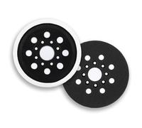 2 pezzi 125 mm Piastra di levigatura, accessorio Levigatrice eccentrica Accessorio per strumento di levigatura Disco di lucidatura per levigatura a 8 fori Compatibile con Bos-ch PEX 220 A GEX 125-1 AE