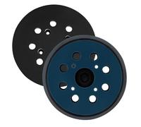 2 pezzi 125mm Platorello Strappo per DeWalt Levigatrice Orbitale Smerigliatrice, 5 Pollici con 8 Fori Tampone di Ricambio Levigatrice Ricambio con Hook e Loop Dischi per levigatura Professionale