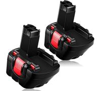 2 Pezzi 12V 3.6Ah BAT043 Batteria di Ricambio per Bosch Batteria 12V Ni-MH Compatibile BAT120 BAT139 2607335542 2607335526 2607335274 2607335709 per Bosch GSR 12-2 12VE-2 PSR 12 GSB 12VE-2 Catastro