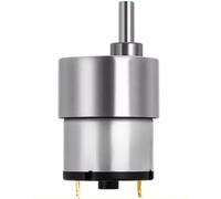 2 pezzi 12V Micro DC Motoriduttore 12~1600RPM 7.8W 0.23~21KG.CM Grande Coppia Regolabile Velocità Motore Albero 15mm Lungo con una risposta rapida(76RPM)