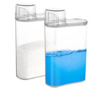2 Pezzi 1300ML Dispenser Detersivo Lavatrice con Misurino, dispenser detersivo lavatrice, contenitore per detersivo, dispenser multiuso in polvere,dosatore detersivo lavatrice per polvere