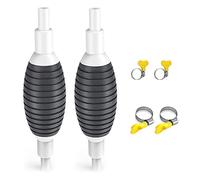 2 pezzi 15 mm carburante pompa a mano pompa di travaso grande flusso trasferimento manuale pompa per auto moto benzina diesel universale pompa di emergenza con due dimensioni clip