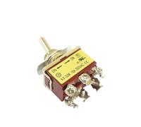 2 pezzi 15A 250VAC bipolare doppio lancio ON-ON interruttore a levetta vite ripristino manuale