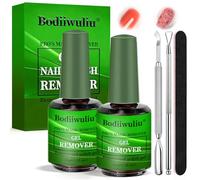 2 Pezzi 15ml Magic Solvente per Smalto Semipermanente, Gel Polish Remover, Lucidare la Superficie Dell'unghia e Applicare il Solvente per Unghie, Set Completo di Strumenti
