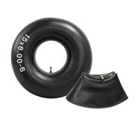 2 pezzi 15x6.00-6" camera d'aria 15x600-6 per tosaerba con TR-87 valvola piegata per tosaerba, trattori da giardino, barchette, ATV e altro 6.00-6 camera d'aria pneumatici 6.50-6