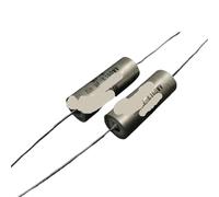 2 pezzi 160V0.6UF Condensatore di accoppiamento in tubo di rame con testa in ceramica immerso in olio MP-H 0.6UF-K160WV 0.6UF/160V piedini in rame