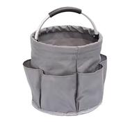 2 pezzi 17 litri grande borsa portaoggetti cestello pieghevole da picnic carrello for la pulizia esterna con manico degli attrezzi prodotti for Per Riporre gli Attrezzi(Grey)