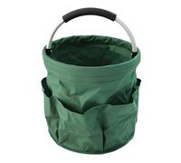 2 pezzi 17 litri grande borsa portaoggetti cestello pieghevole da picnic carrello for la pulizia esterna con manico degli attrezzi prodotti for Per Riporre gli Attrezzi(Green)